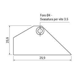 Tappi Profili Ninfa LED